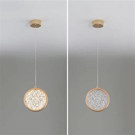 HDC Transparent Moon Forge Pendant LED Golden Hanging Pendant Lamp