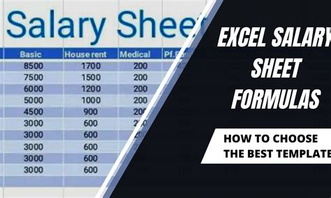 Image result for Excel Formulas for Salary Calculation