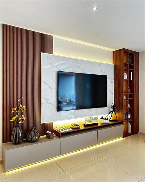 Pin by Belladama on TV | Modern tv room, Home interior design, Living ...