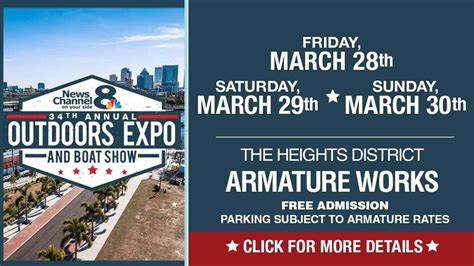 WFLA Outdoors Expo and Boat Show 2025, Armature Works Heights Public ...
