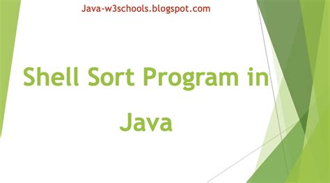Image result for Shell Sort Java
