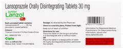 Junior Lanzol 30 MG | Order Junior Lanzol 30 MG Tablet Online at Truemeds