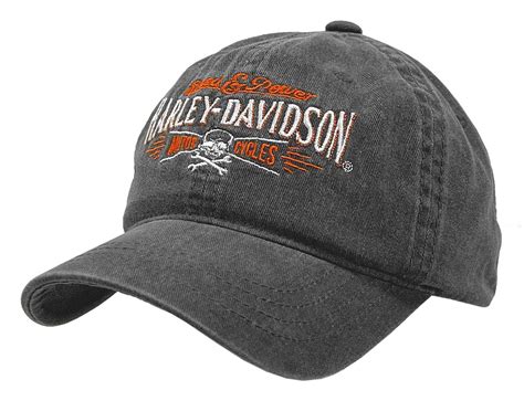 Buy Harley-Davidson Men's Villain Adjustable Slide Baseball Cap ...