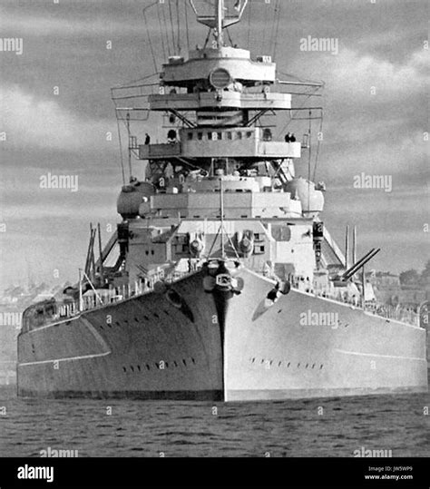 German Battleship Tirpitz Stock Photo - Alamy