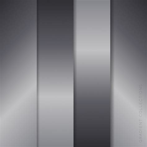 Metallic gradients collections pack | Premium Vector