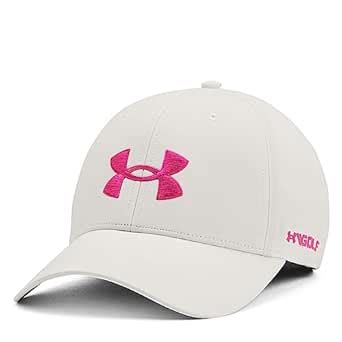 Buy Under Armour mens Golf96 Hat Hat, Gray Mist/Rebel Pink, One size at ...