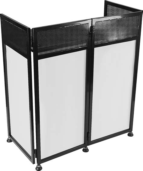 Amazon.com: BANLICALI DJ Facade Booth, Portable DJ Booth with Built in ...