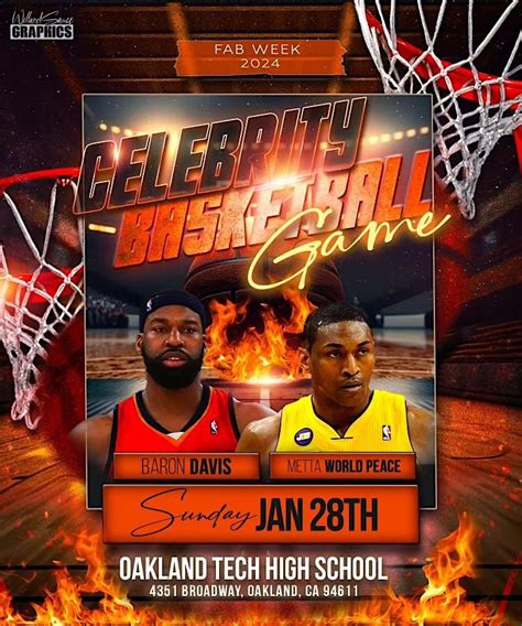 Fab Week 24 - Celebrity Basketball Game, Oakland Technical High School ...