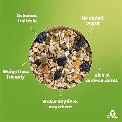 Oats & Moong Mix - 400 gms Pouch - Omay Foods