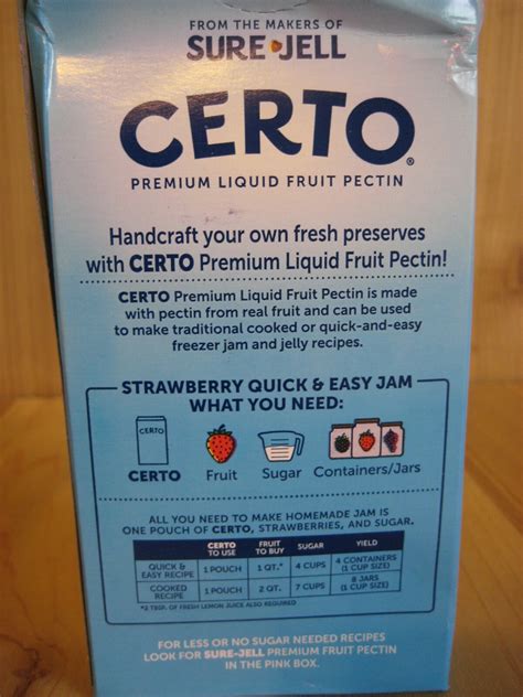 Sure Jell Certo Premium Liquid Fruit Pectin LOT OF 3 BOXES EXP ...