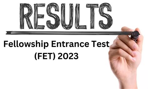 NBE declares Fellowship Entrance Test- FET 2023 Results, Check cut-off ...