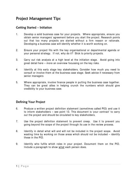 Image result for Project Management Tips