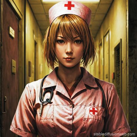 Nurse from Silent Hill in Junji Ito Art | Stable Diffusion Online
