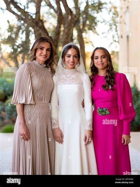 Amman, Jordanien. 12th Mar, 2023. wedding of Princess Iman bint ...