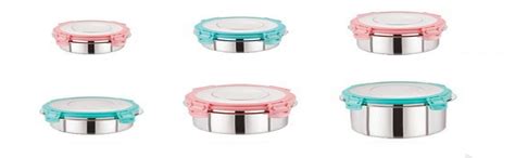 Buy LIPSA ENTERPRISE Leak Proof Click and Seal Lock Stainless Steel ...