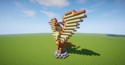 Image result for Minecraft Statues Phoenix Tutorial