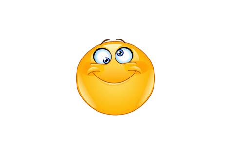 Download Smirking Yellow Emoji Face Wallpaper | Wallpapers.com