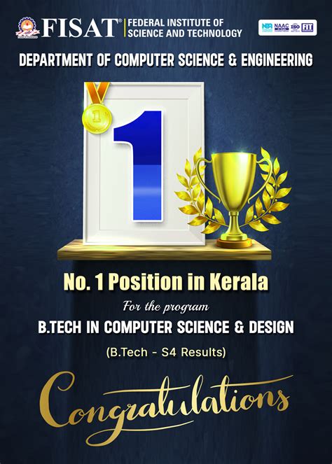 FISAT BAGS FIRST POSITION IN KERALA | FISAT | Federal Institute of ...