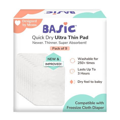 superbottoms Unisex Basic Quick Dry Ultrathin Pads|New & Improved ...
