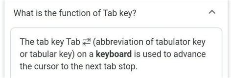 State True or False1. Tab key is used to move the cursor at certain ...