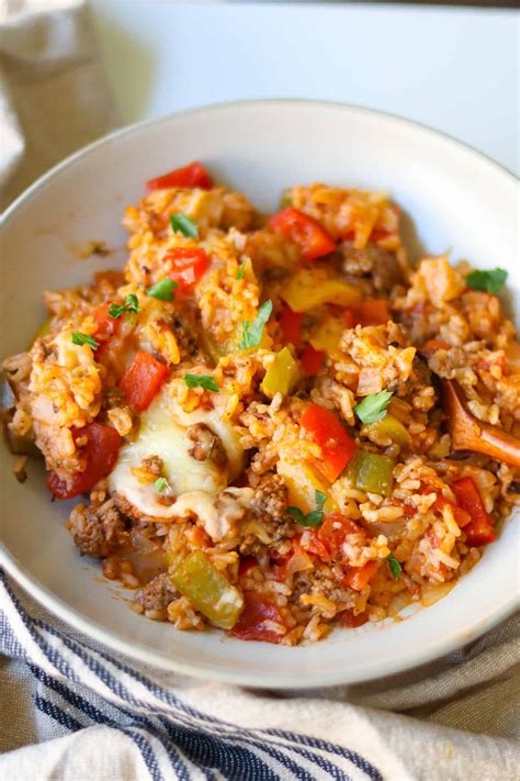 Unstuffed Peppers Recipe Unstuffed Peppers