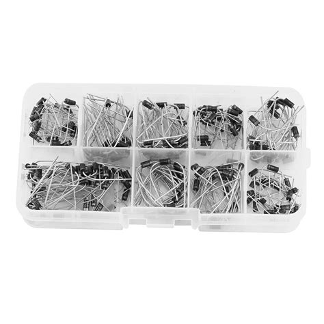 Hilitand 200pcs 10 Values Rectifier Diode, Voltage Regulator Diode ...