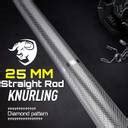 BULLAR 20 kg Rubber Home Gym Set with Dumbbell rods,with Workout ...