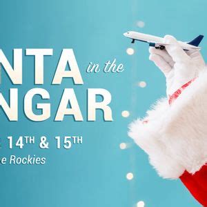 Santa in the Hangar at Exploration of Flight, At Exploration of Flight ...