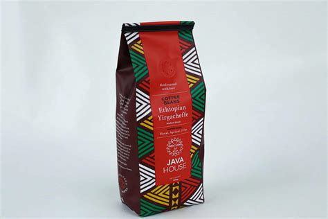 Java House Ethiopian Yirgacheffe Coffee Beans - 375g - Greenspoon