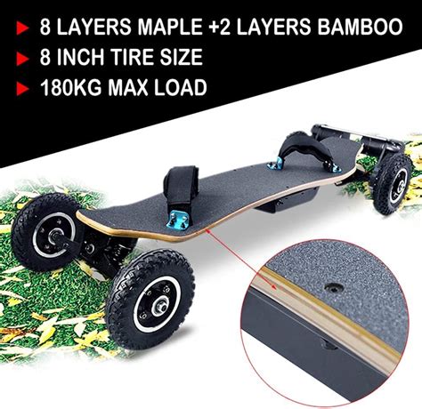 Buy Electric Skateboards for Adults, 3300W Electric Longboard Offroad ...