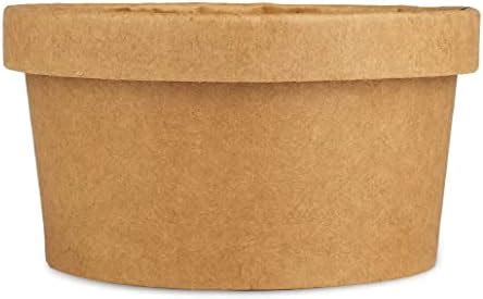 e kysa basics Disposable Thick-Walled Craft Paper Food Container Bowl ...