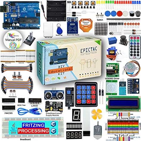 EPICTAC ® Upgraded RFID Starter Kit with 40 Projects Tutorial for ...