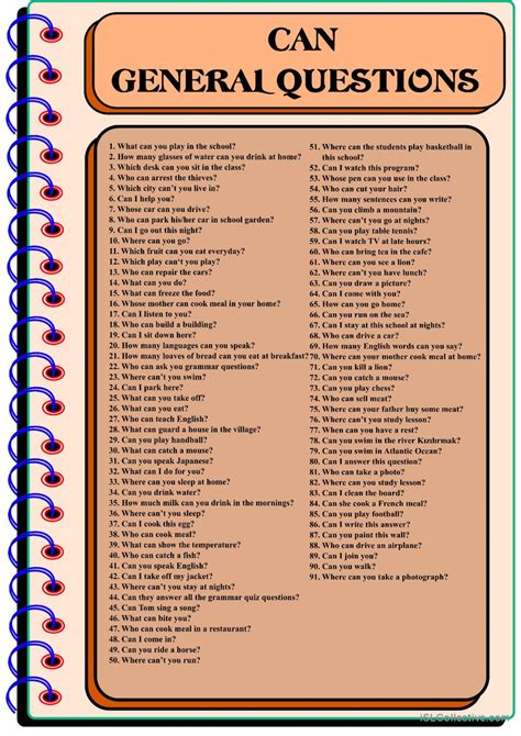 General Question Worksheet 的图像结果