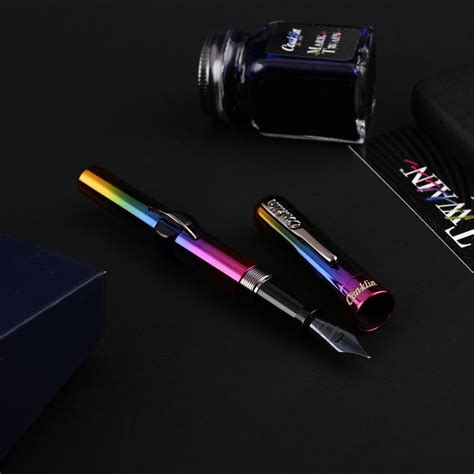 Conklin Mark Twain Cresent Filler Fountain Pen - Rainbow (Limited Edit ...