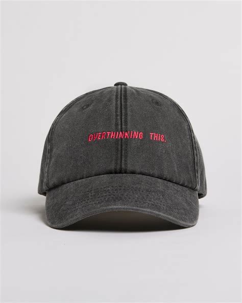 Overthinking This | Low Profile Vintage Cap - Vintage Black – Cute or Dare