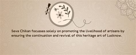 Seva Chikan Hand Embroidered Lucknowi Chikankari Beige Cotton Kurta ...