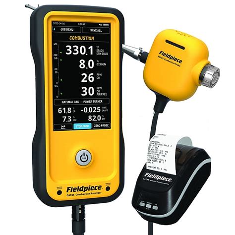Fieldpiece Combustion Analyzer and Printer CAT85K2 | Zoro