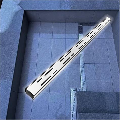 Floor Trench Drain - Stainless Steel Linear Grate Cover for Driveways ...
