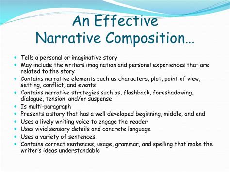 Image result for Narrative Format Example