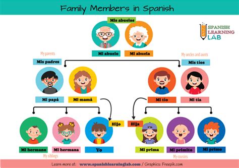 Talking About Family Members in Spanish - Spanish Learning Lab