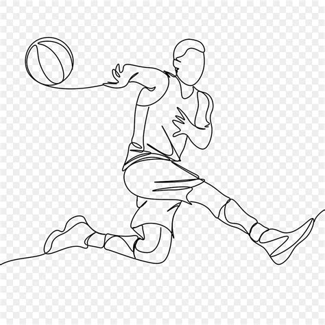 Basketball Simple Line Drawing 的图像结果