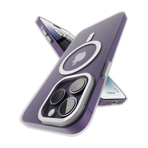 Vaku Luxos ® Apple iPhone 14 Pro San Mag-Pro Frosted TPU Camera Metal ...