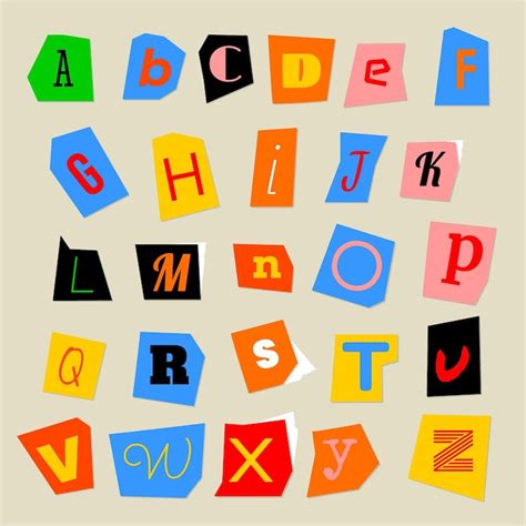 Page 2 | Collage letters design Images - Free Download on Freepik