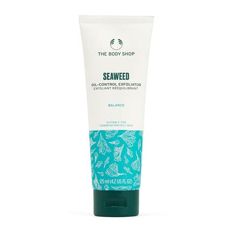 The Body Shop Oil Control EXFOLIATING CLEANSER SEAWEED 125ML : Amazon ...