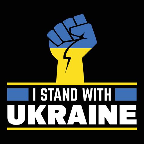 I Stand With Ukraine Vector Art, Icons, and Graphics for Free Download