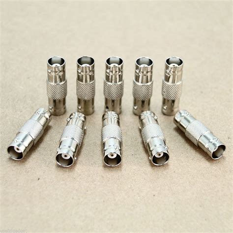 Generic 20pcs BNC CCTV Coax Coaxial Cable Coupler Adapter Connector ...