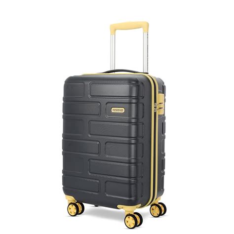 Buy American Tourister BRICKLANE+ 8 Wheel Spinner Polycarbonate (PC) 55 ...