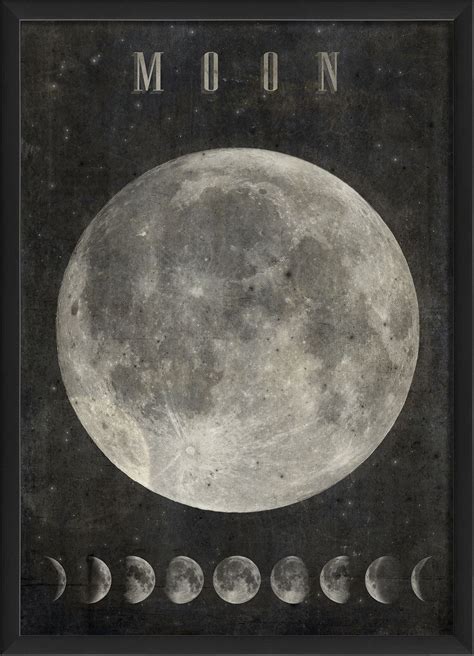 The Artwork Factory Moon Framed Graphic Art | Wayfair | Moon tapestry ...