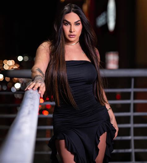 Thaynna Dantas – Most Beautiful Transgender Model in Women's Black Strapless Gown Photoshoot ...