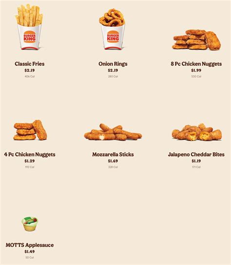 Burger King Menu With Prices and Pictures (2024)